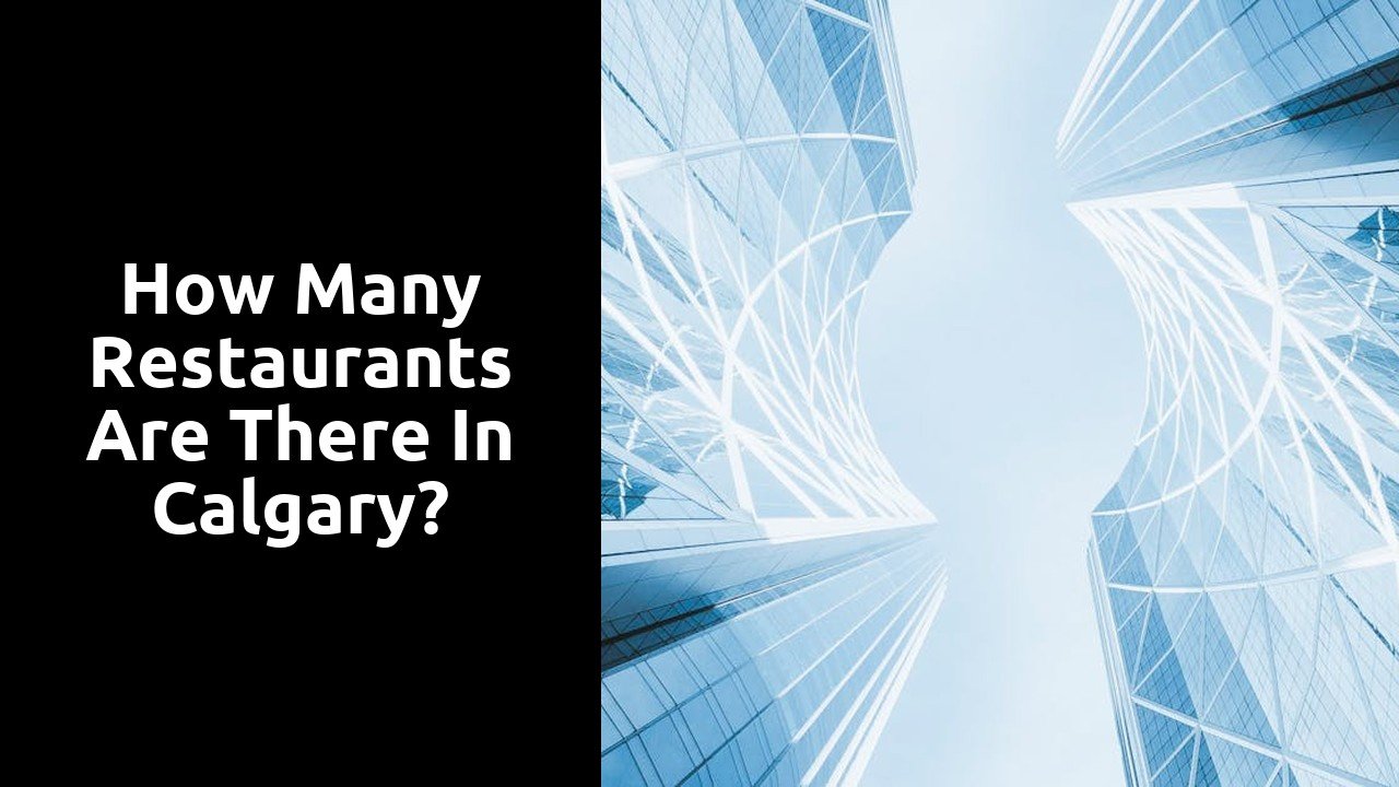 How many restaurants are there in Calgary?