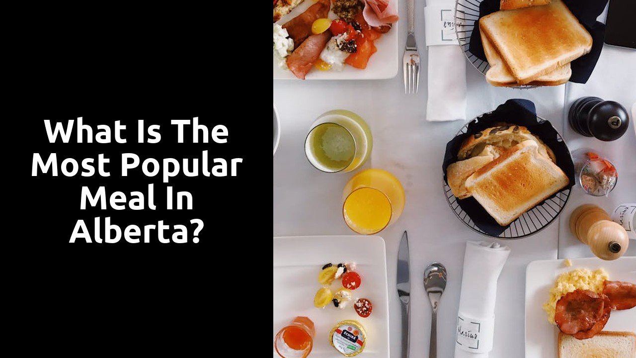 What is the most popular meal in Alberta?