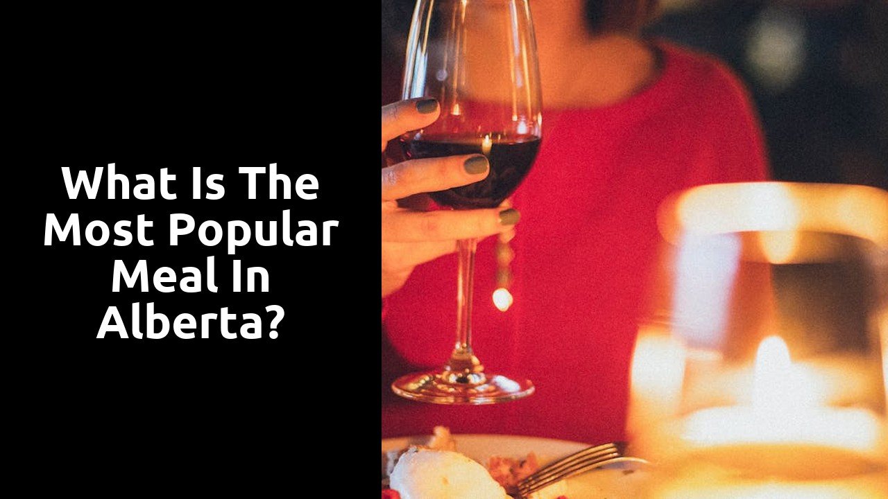 What is the most popular meal in Alberta?